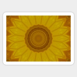 Sunflower Mandala Sticker